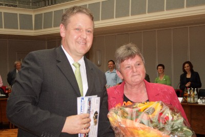 OB Ehret verabschiedet Claudia Weber